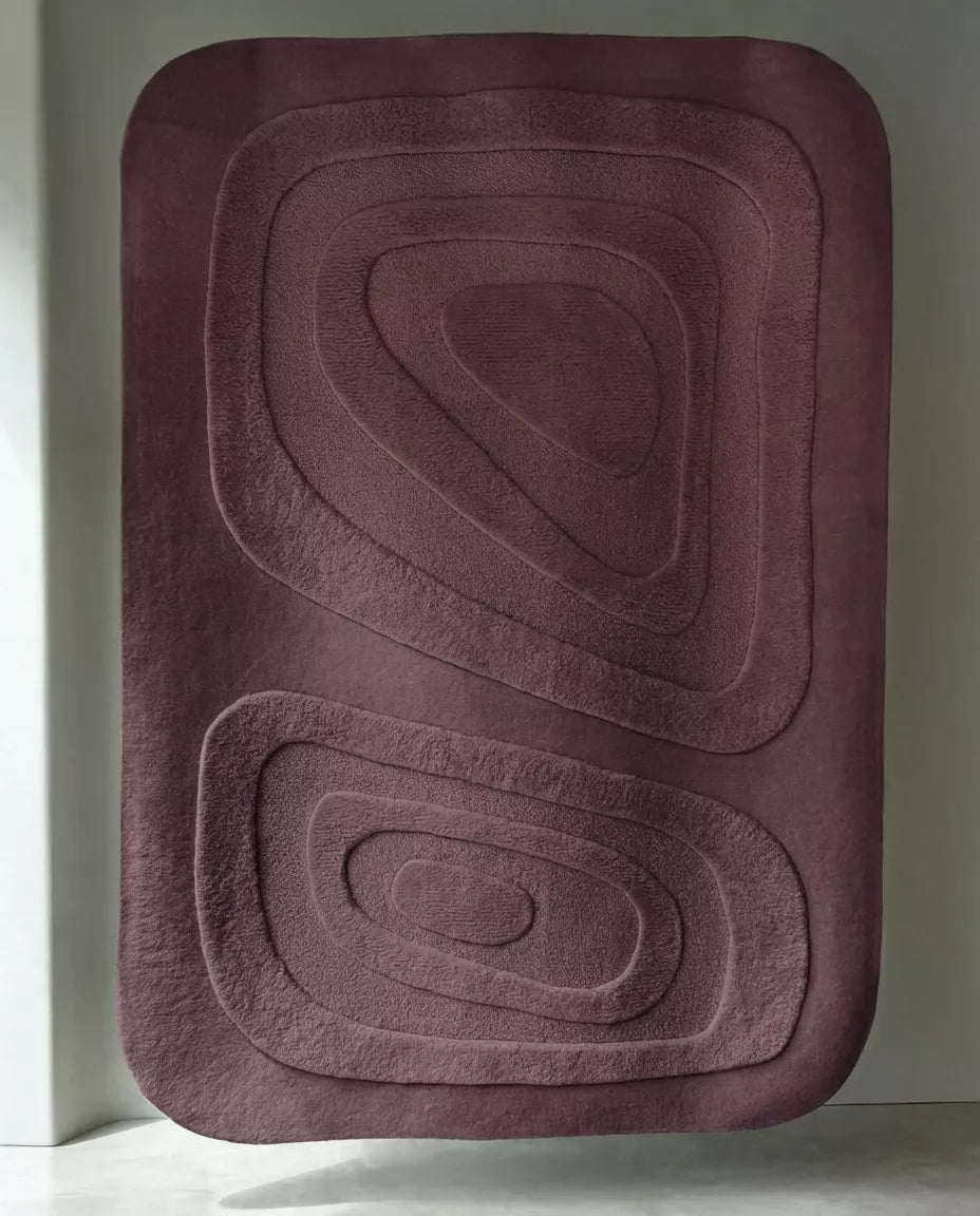 ALBA RECTANGULAR wool rug – handmade & fully customizable | lauvdesign