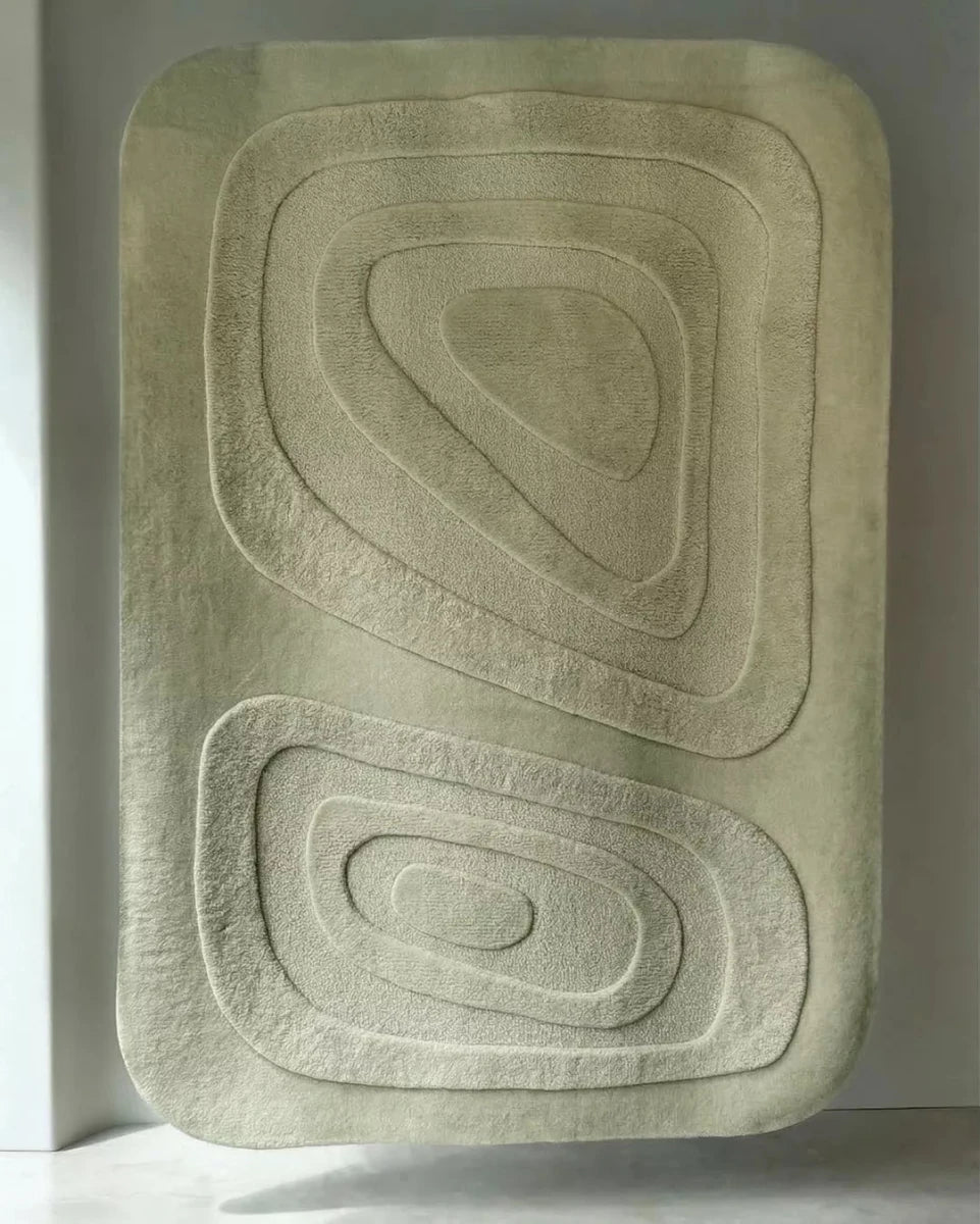 ALBA RECTANGULAR wool rug – handmade & fully customizable | lauvdesign