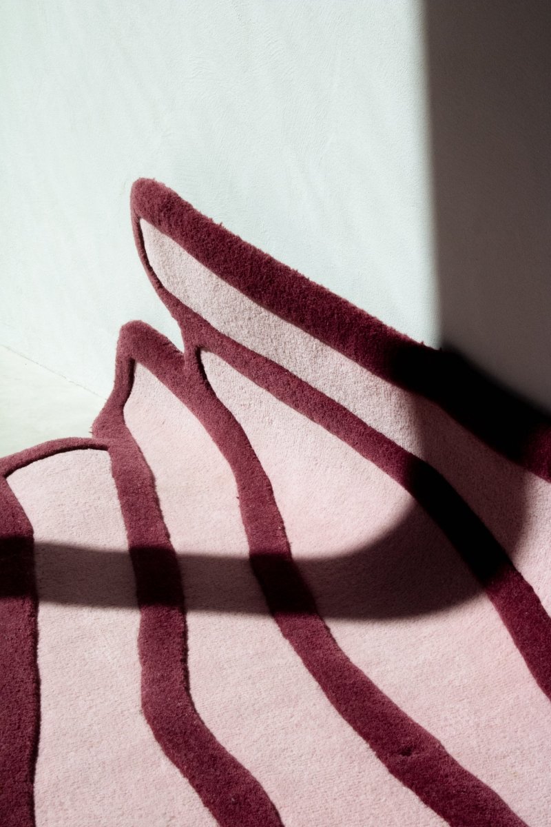 LAYERED wool rug – handmade & fully customizable | lauvdesign